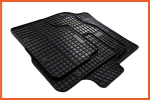 Conjunto tapetes de borracha